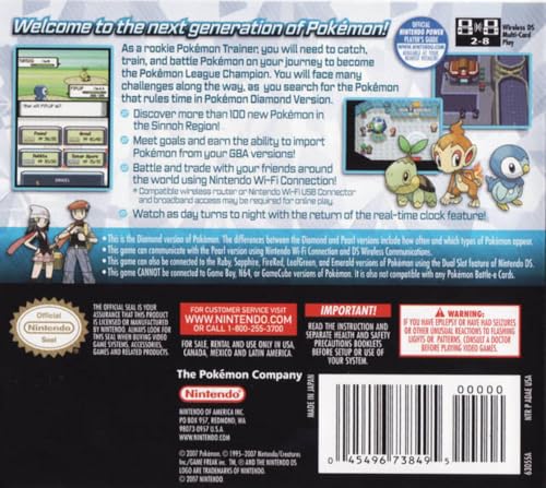 Pokemon Diamond Version A298718