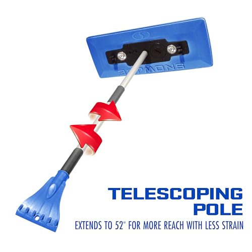 18-Inch Foam Head Snow Broom and Ice Scraper A33926