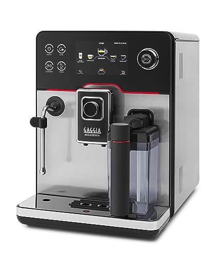Fully Automatic Espresso Machine with 19 Customized Drink Settings, 0.5 Liters, Brushed Stainless R329
