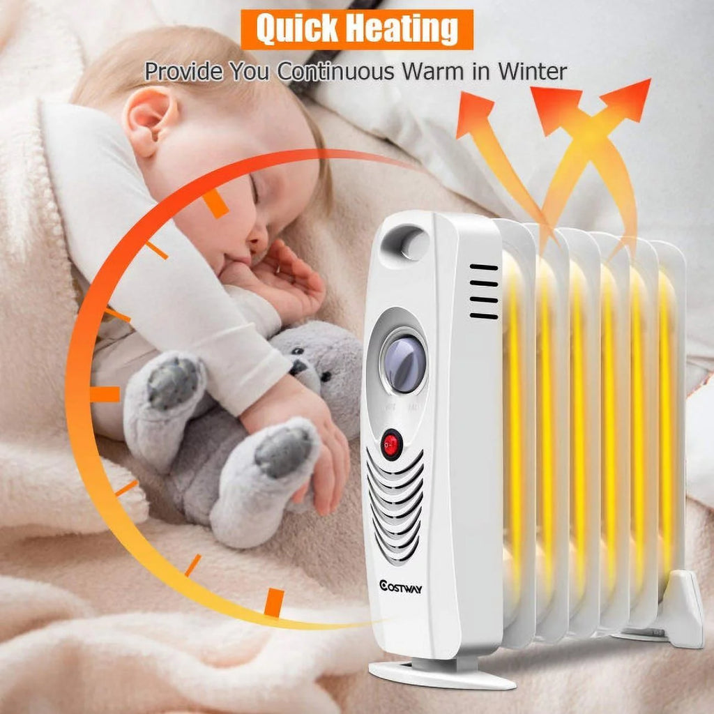 Portable Mini Electric Oil Filled Radiator Heater T645457