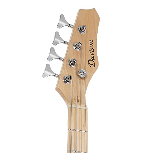 Black Full Size 4 String Electric Bass Guitar K872622