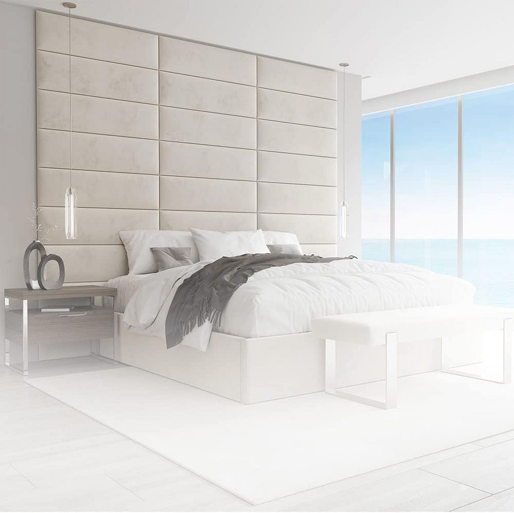 Velvet Ivory King Set Of 4 Panels K22216