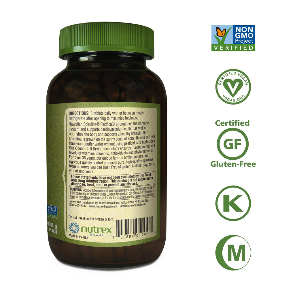 500 mg Spirulina Tablets, 400 Ct Q923