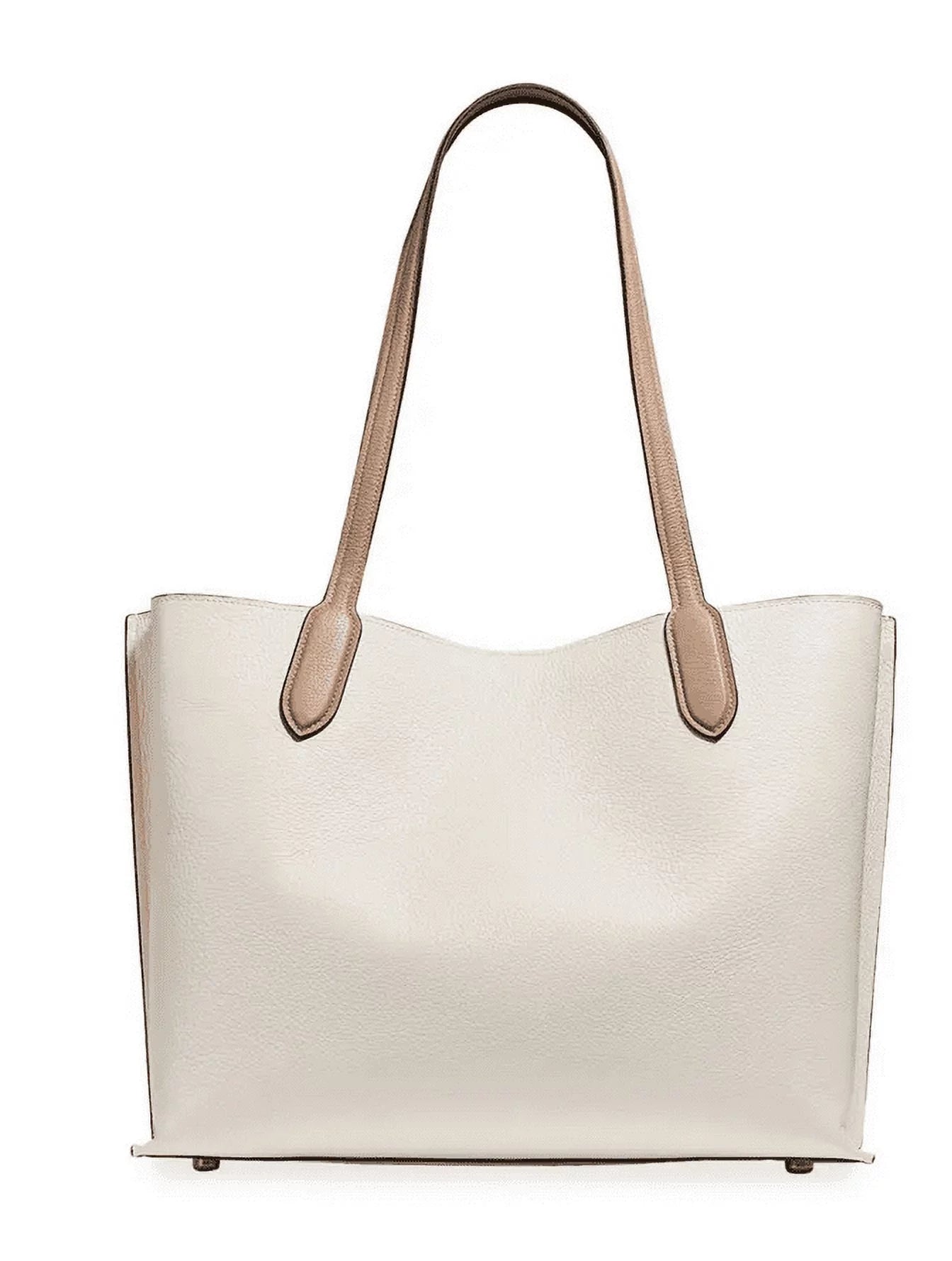 Womens Color-Block Leather Tote W60338