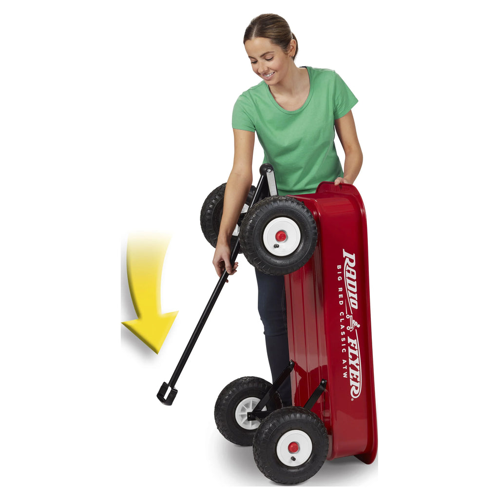 Red All-Terrain Wagon with Air Tires Z98194