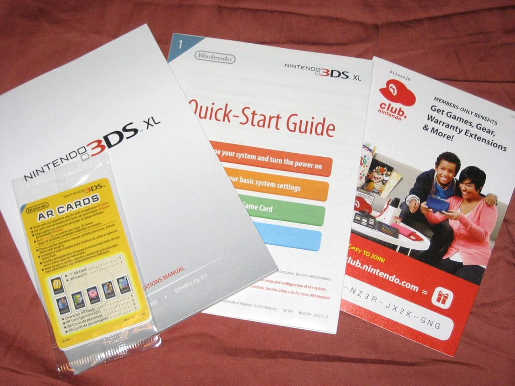 Blue Black 3DS XL with Mario Kart 7 Pre-Installed D122