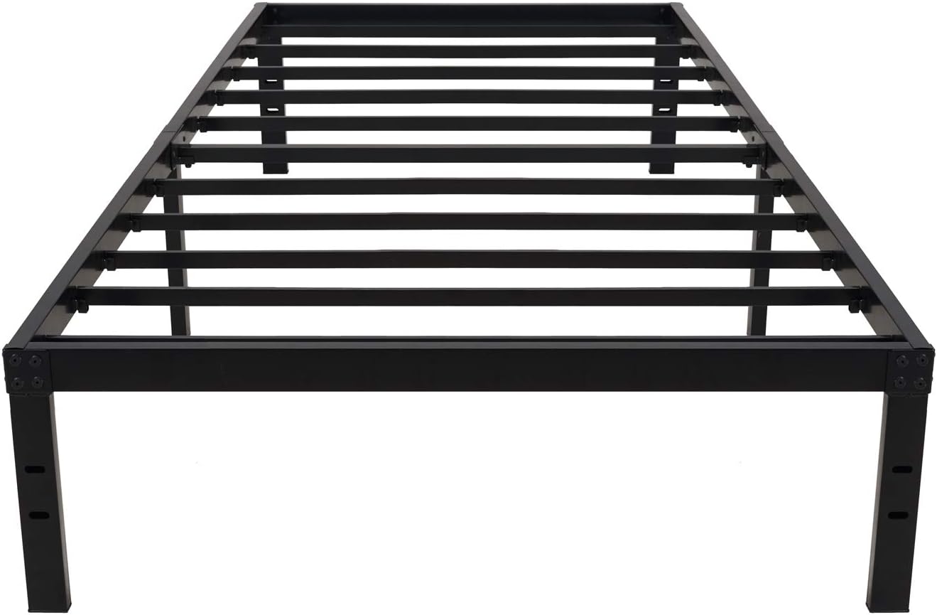 Black Metal Platform Bed Frame Cal King M94873