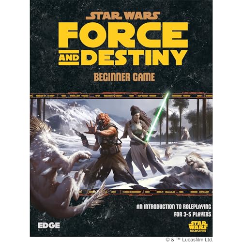 Star Wars Force and Destiny Beginner Game Sci-Fi Roleplaying Game Q1690