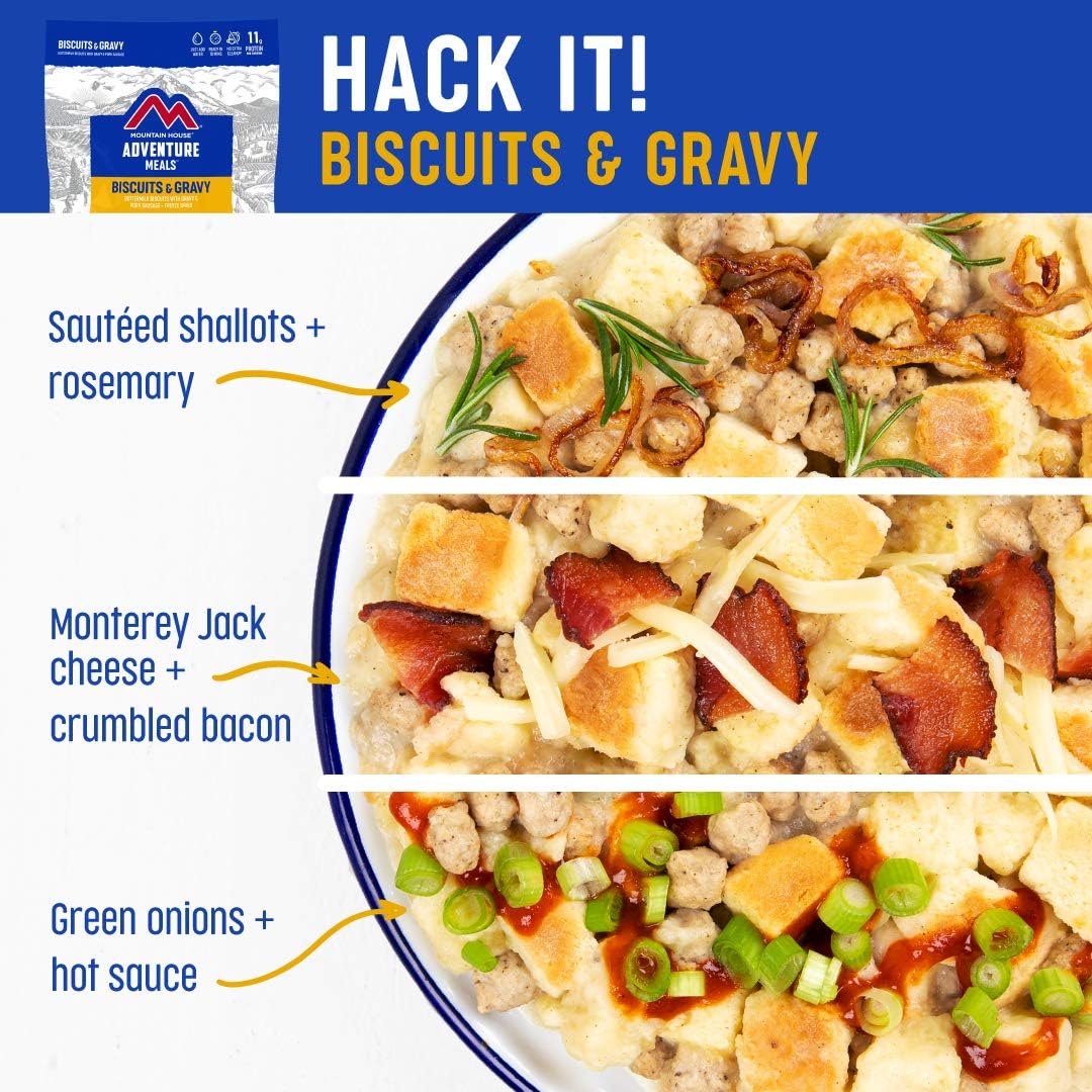 6-Pack Freeze Dried Biscuits & Gravy X724357