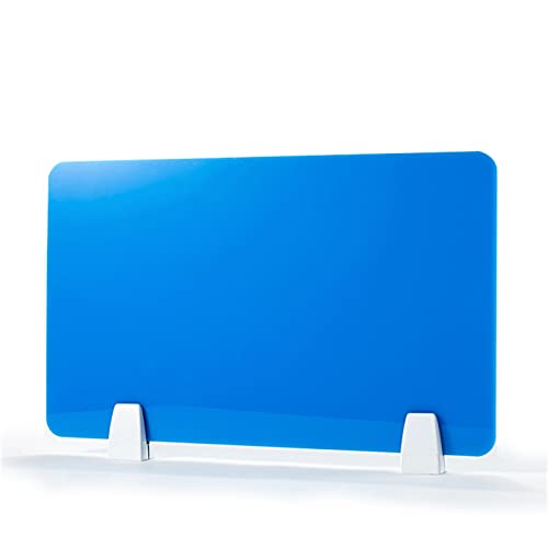 White 12x20 Acrylic Desk Divider with Clips J876141