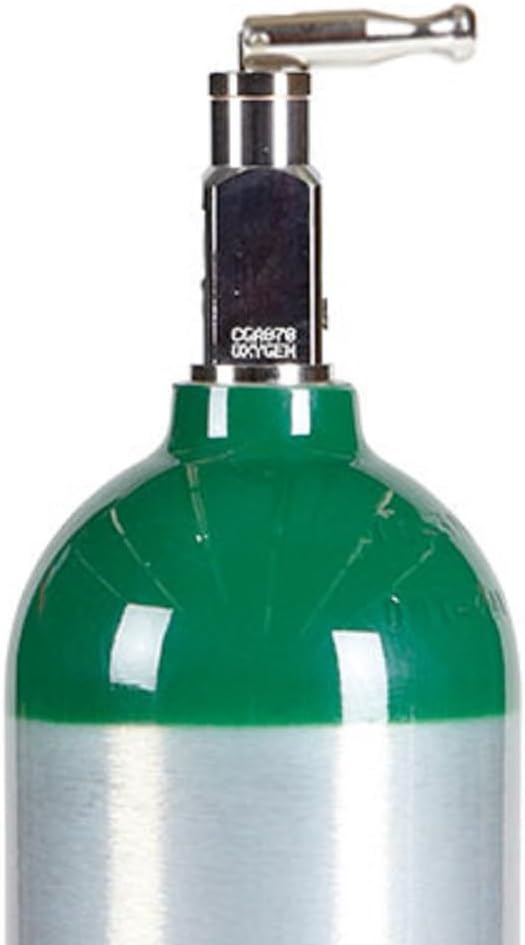 D Size 14.6 cf Medical Oxygen Cylinder with CGA870 Toggle Valve Y926