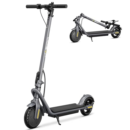 Electric Scooter, 25 Miles Range, 22MPH Max Speed, 850W Peak, 8.5"/10" Solid Tires, Dual Braking System N573