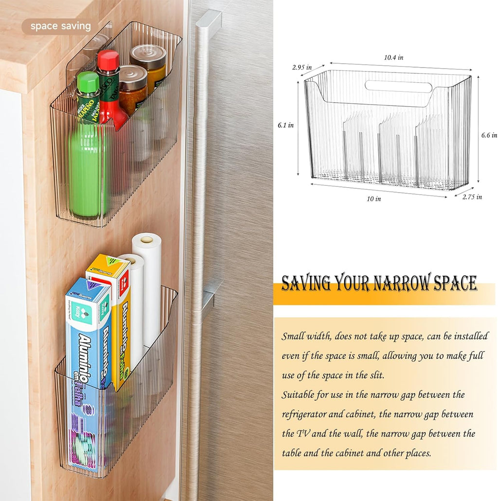 Clear Plastic Stackable Cabinet Door Organizer C30128