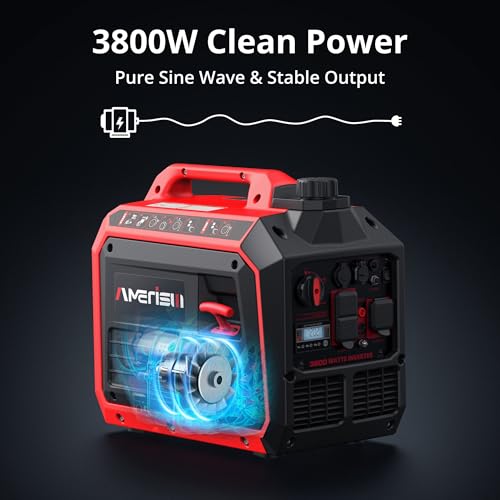 2500-Watt Gas Powered Portable Inverter Generator with CO Sensor L8411