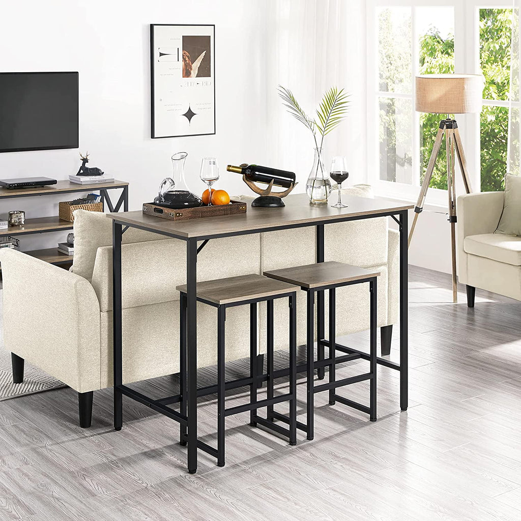 3 Piece Bar Table Set with 2 Bar Stools M133752