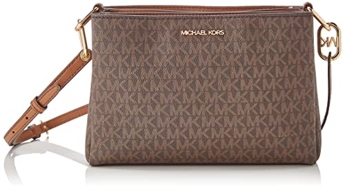 Leather Medium Triple Compartment Crossbody N381521