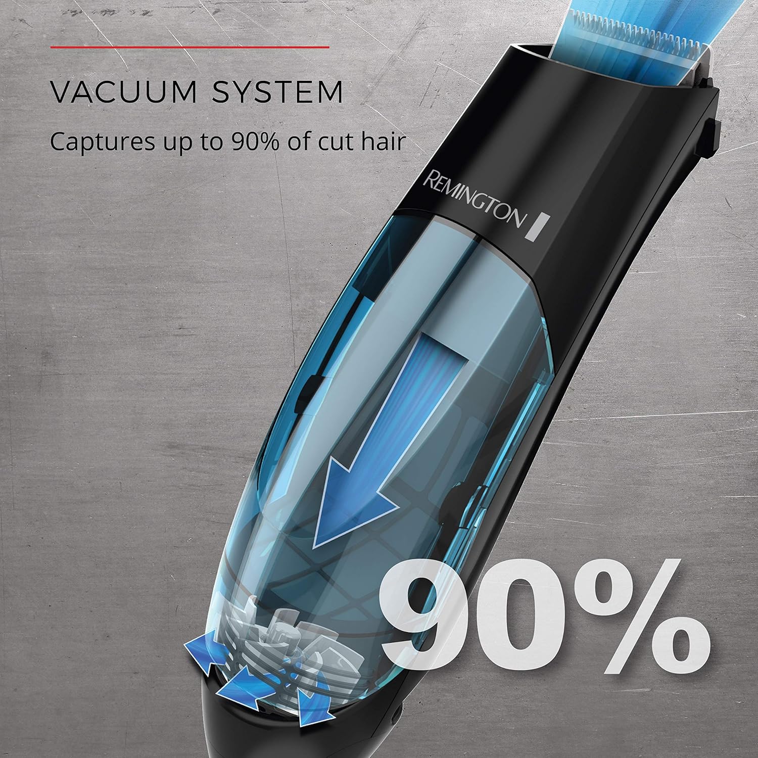 18 Piece Vacuum Haircut Kit with Removable Hair Chamber and Dual Motor J279