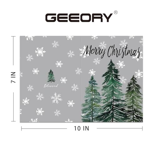 24 Watercolor Christmas Greeting Cards with Envelopes & Stickers G170