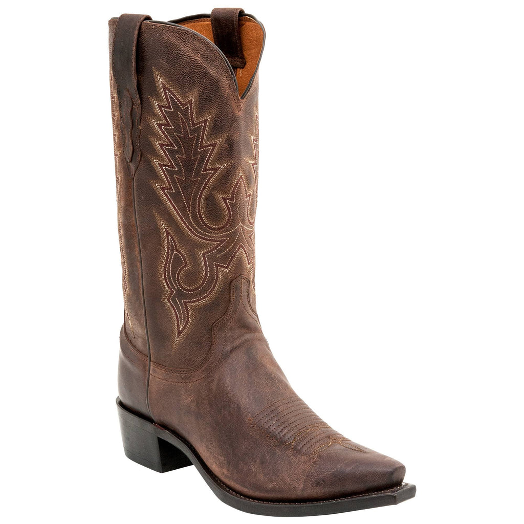 Chocolate Madras Goat Cowboy Boots R55975