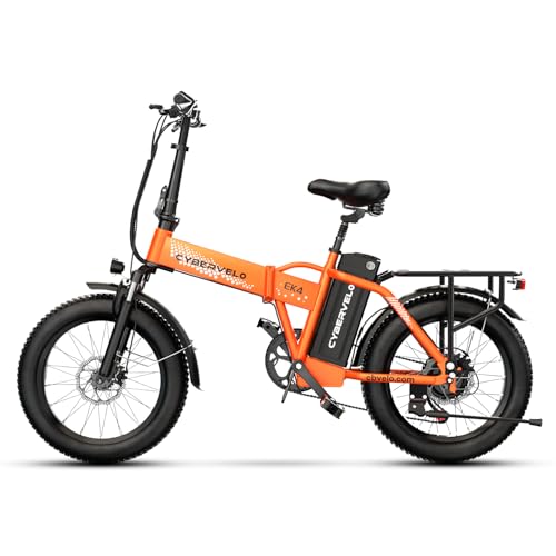 20" Fat Tire 1000W Folding Electric Bike with 48V Removable Battery V63745