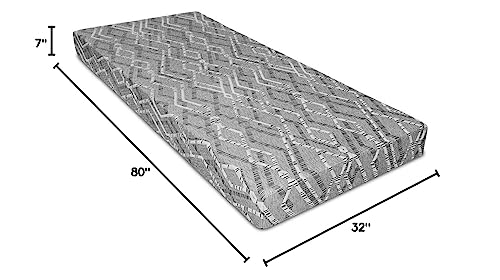 80" x 39" x 7" Layered Foam Truck Mattress G816