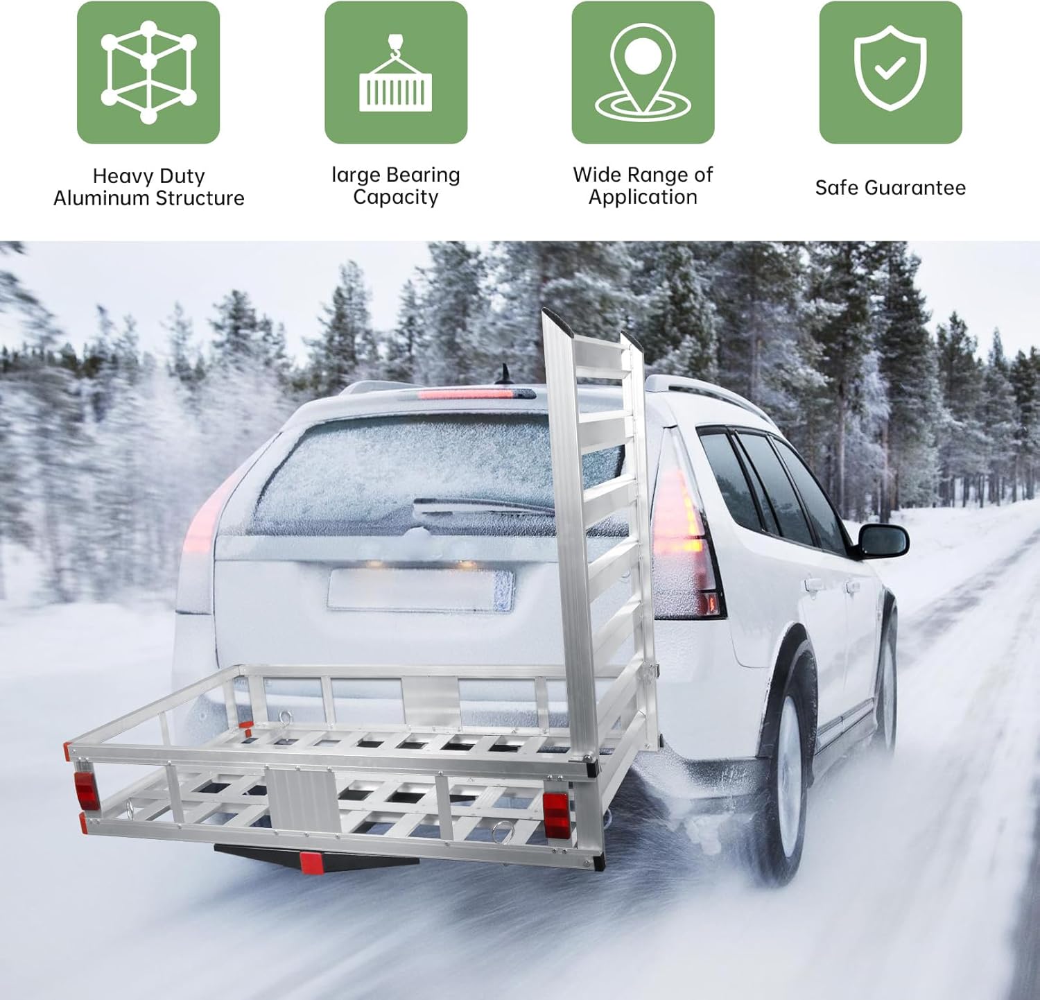 500lb Capacity 2" Hitch Cargo Carrier Q490