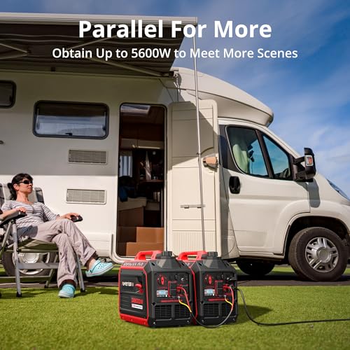 2500-Watt Gas Powered Portable Inverter Generator with CO Sensor L8411