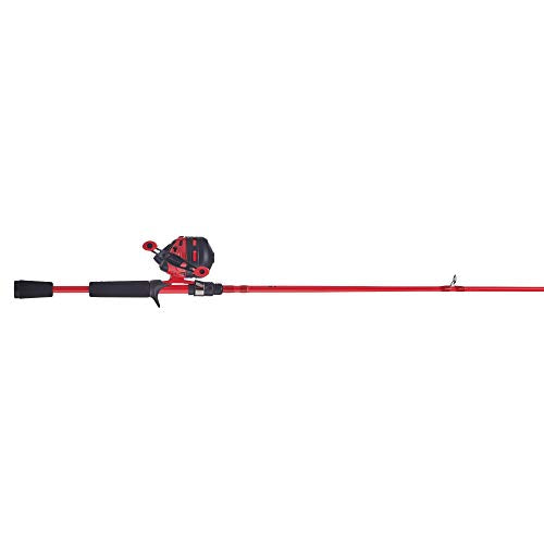 6' 2-Piece Graphite & Fiberglass Spincast Fishing Rod and Reel Combo R480