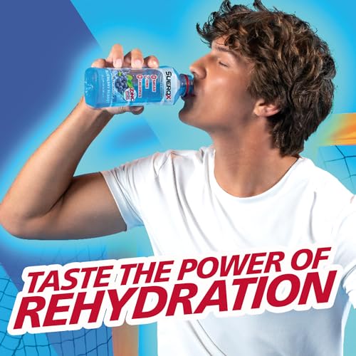 Zero Sugar Electrolyte Drink, 21.3 Fl Oz, Berry Blast, 12 Count W292