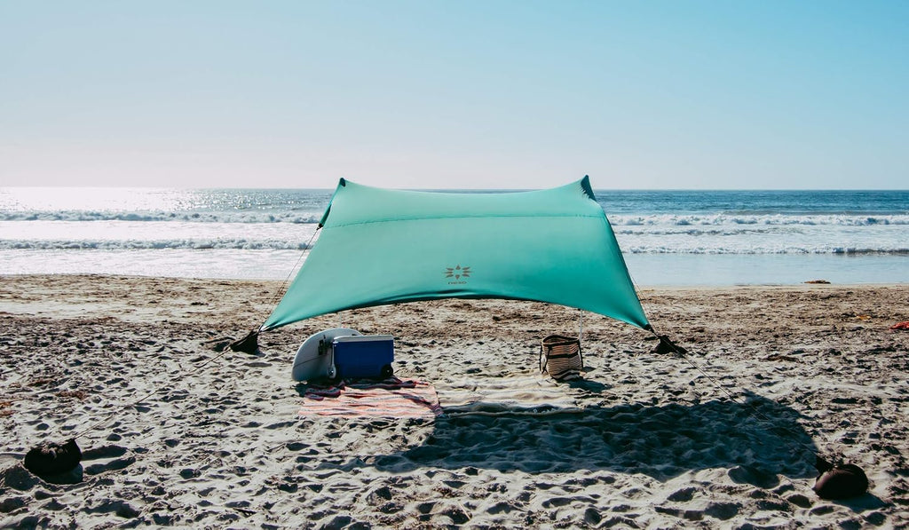 Beach Tent with Sand Anchor, Portable Canopy Sunshade - 7' x 7' W7340