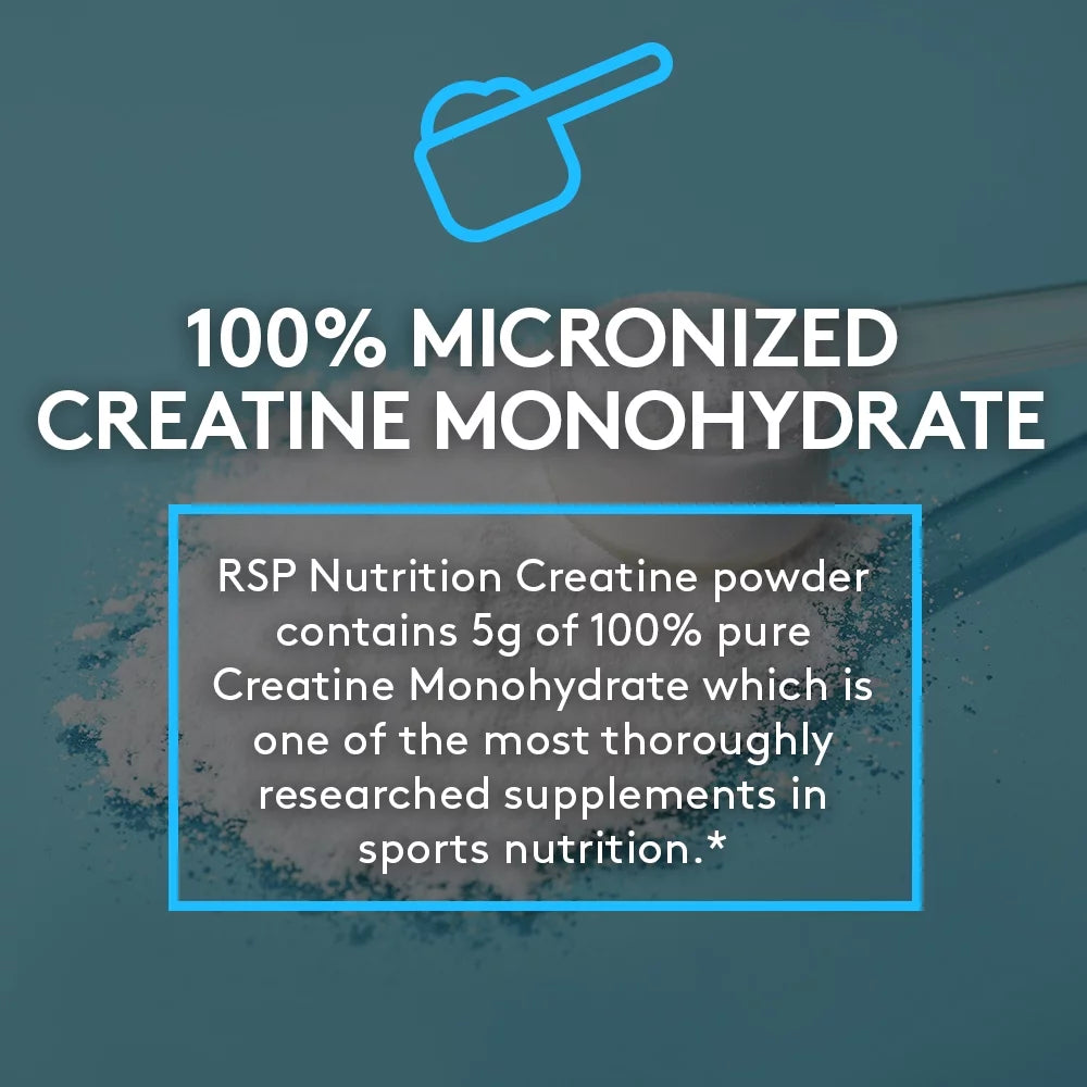Unflavored Creatine Monohydrate Powder, 60 Servings R664