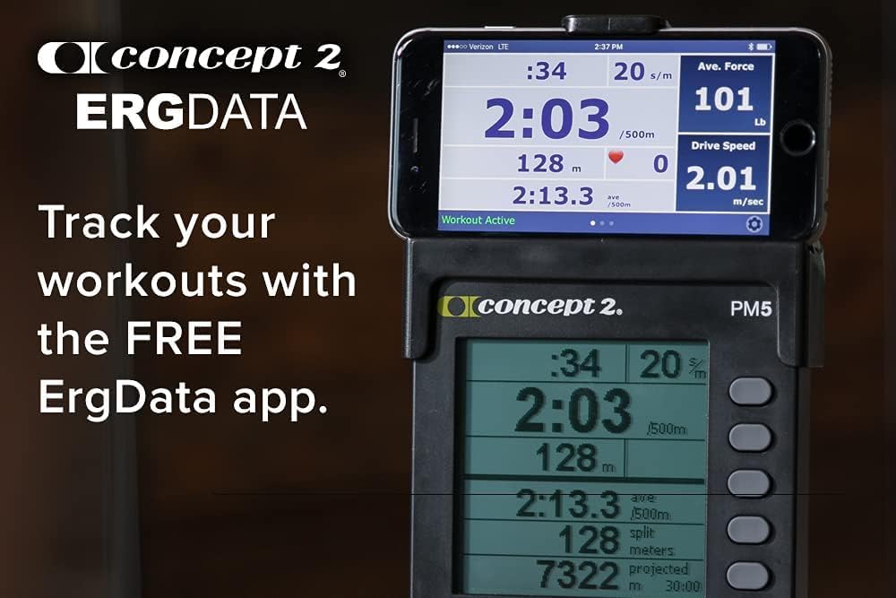 Indoor Rowing Machine with PM5, Tall Legs and Heart Rate Monitor V469211