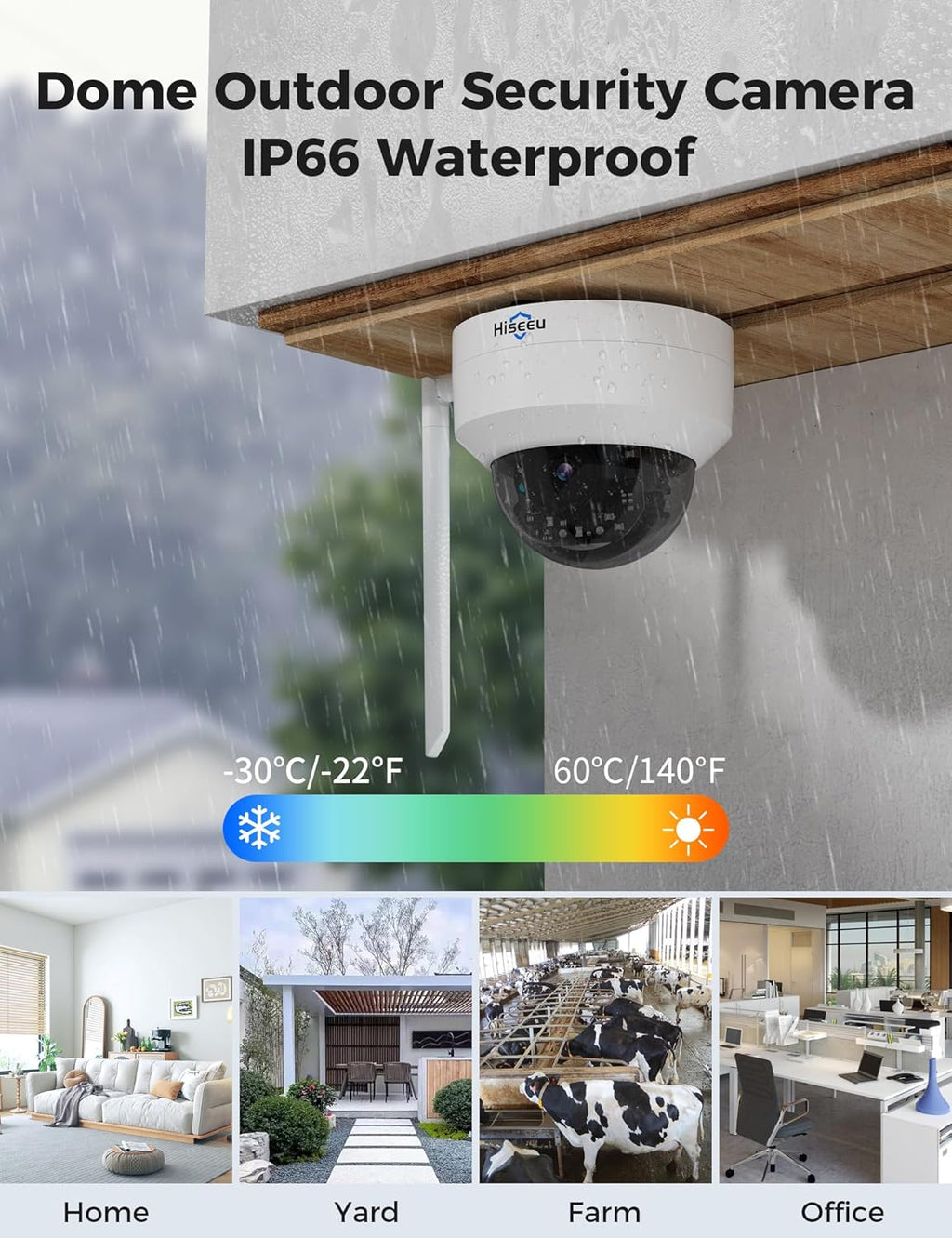 5MP PTZ Dome WiFi Security Cameras System with 15" LCD Monitor 10CH NVR N60061