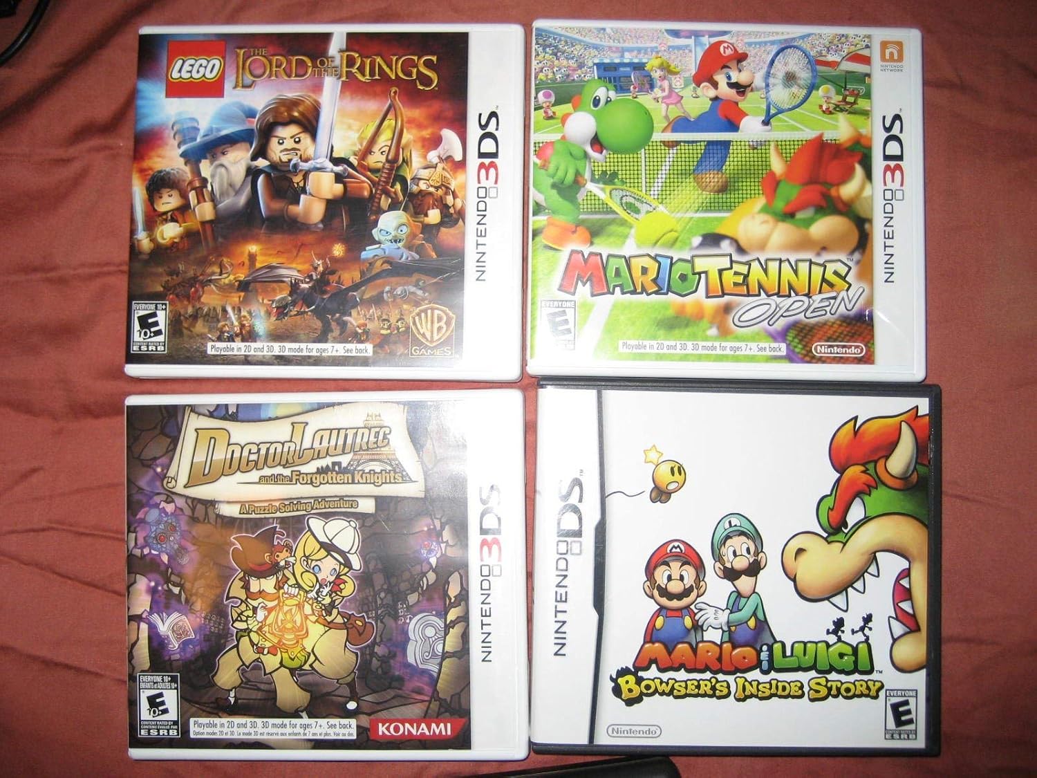 Blue Black 3DS XL with Mario Kart 7 Pre-Installed D122