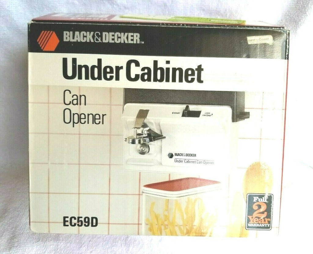 Black Electric Can Opener D551178