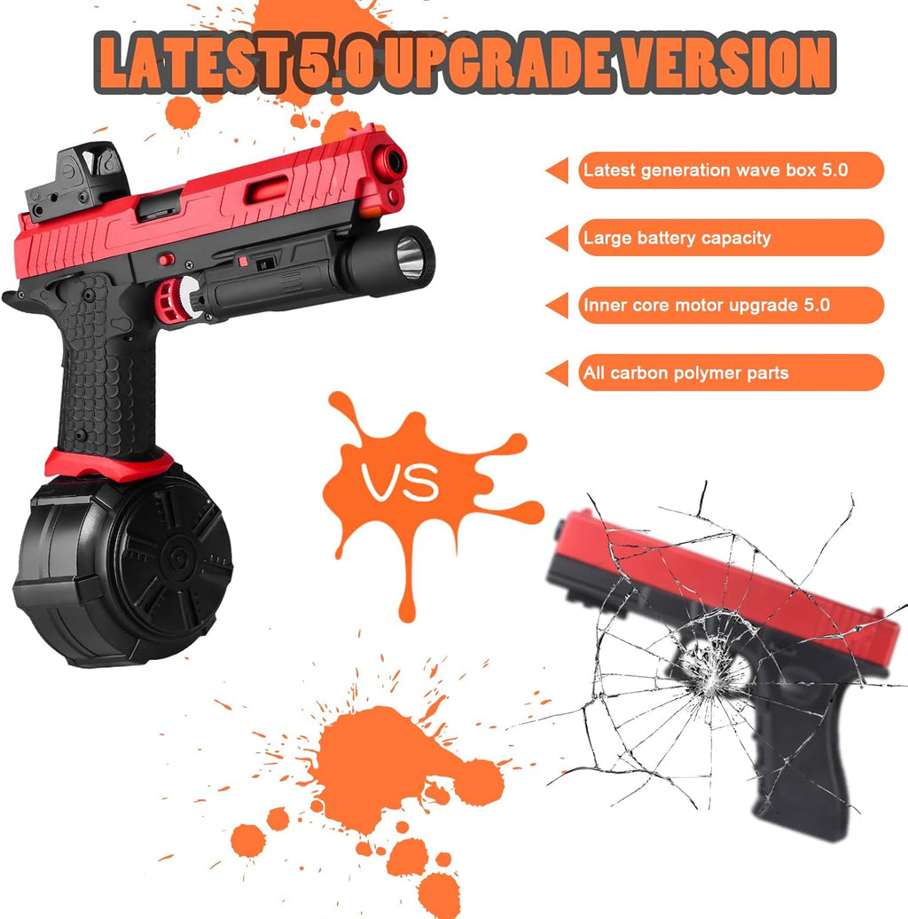 Full Auto Splat-Blaster includes Drum and Goggles, red D188406