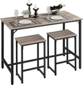 3 Piece Bar Table Set with 2 Bar Stools M133752