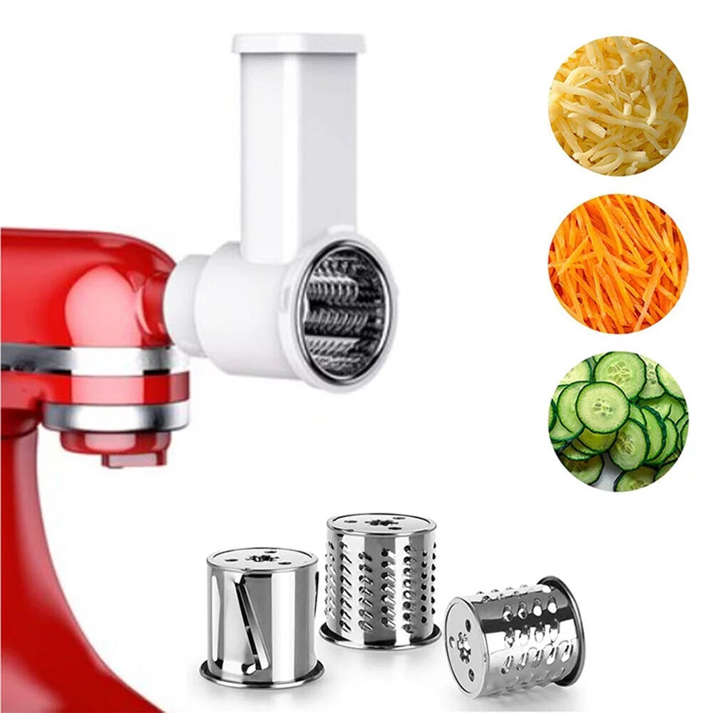 Slicer Shredder Set 3 Vegetable Cutter Blades Aluminum Shaft C369