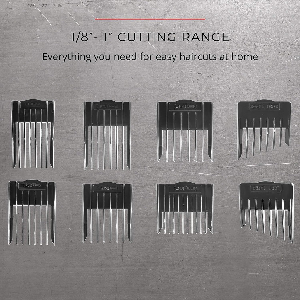 18 Piece Vacuum Haircut Kit with Removable Hair Chamber and Dual Motor J279
