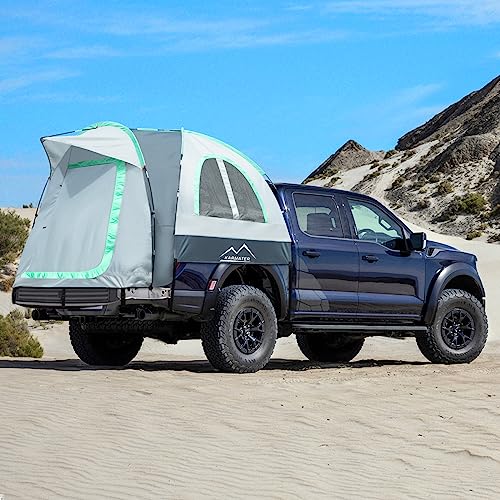 Waterproof PU2000mm 2-Person Truck Tent for 5.5-6.5 Ft Bed with Double Layer Windows Q522869