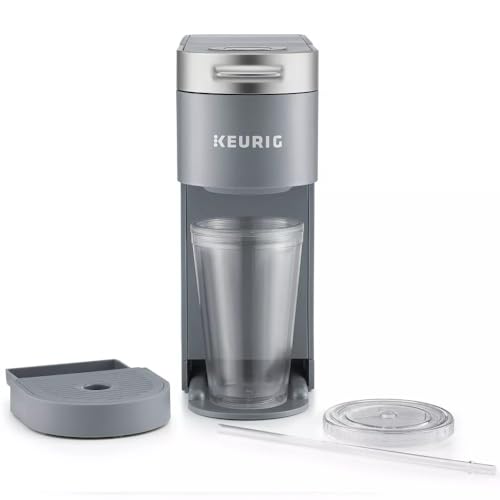 Compact Single-Serve K-Cup Pod Coffee Maker with Iced Coffee Option, Black N204345