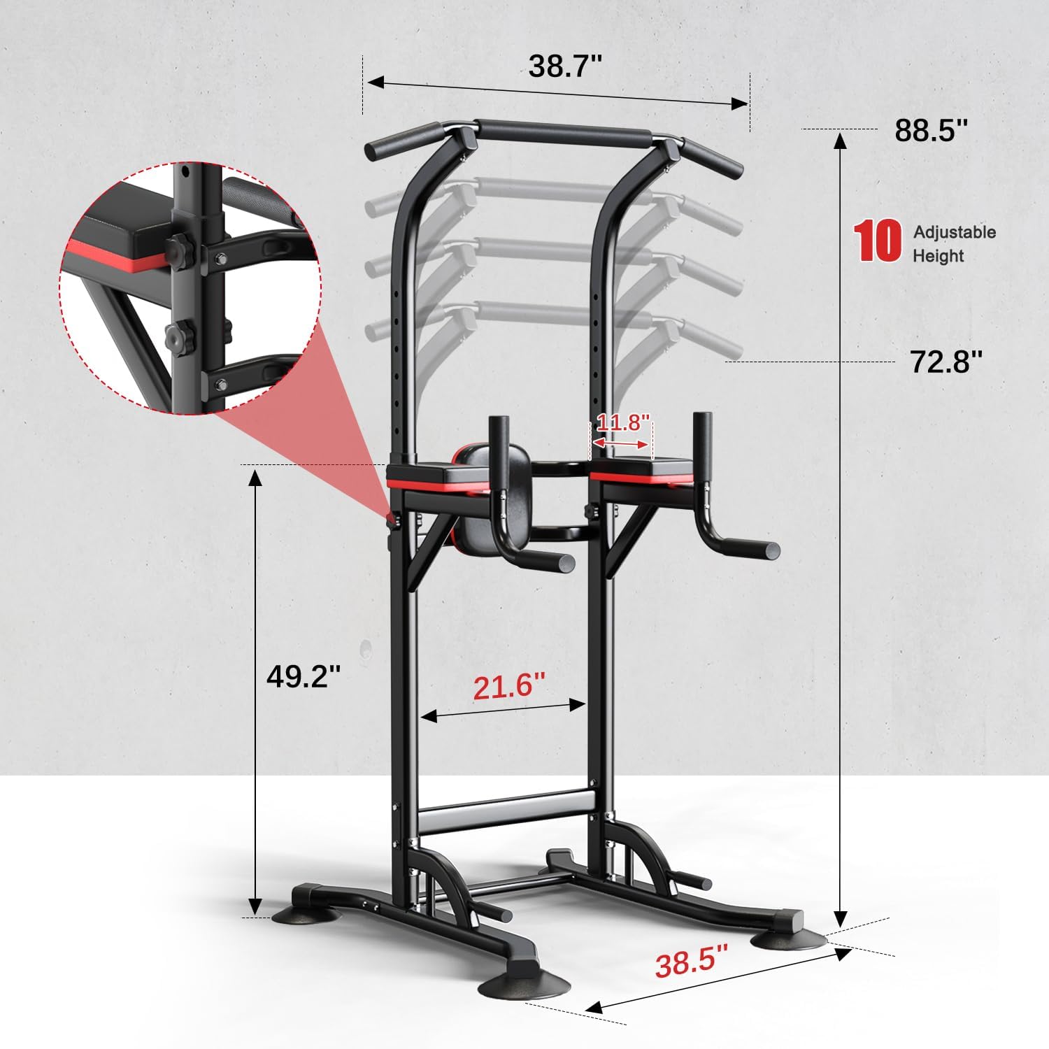 Pull Up Bar Station Power Tower T696429