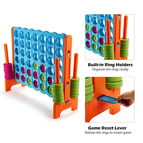4 in A Row Giant Game Set with 42 Jumbo Rings Z32193