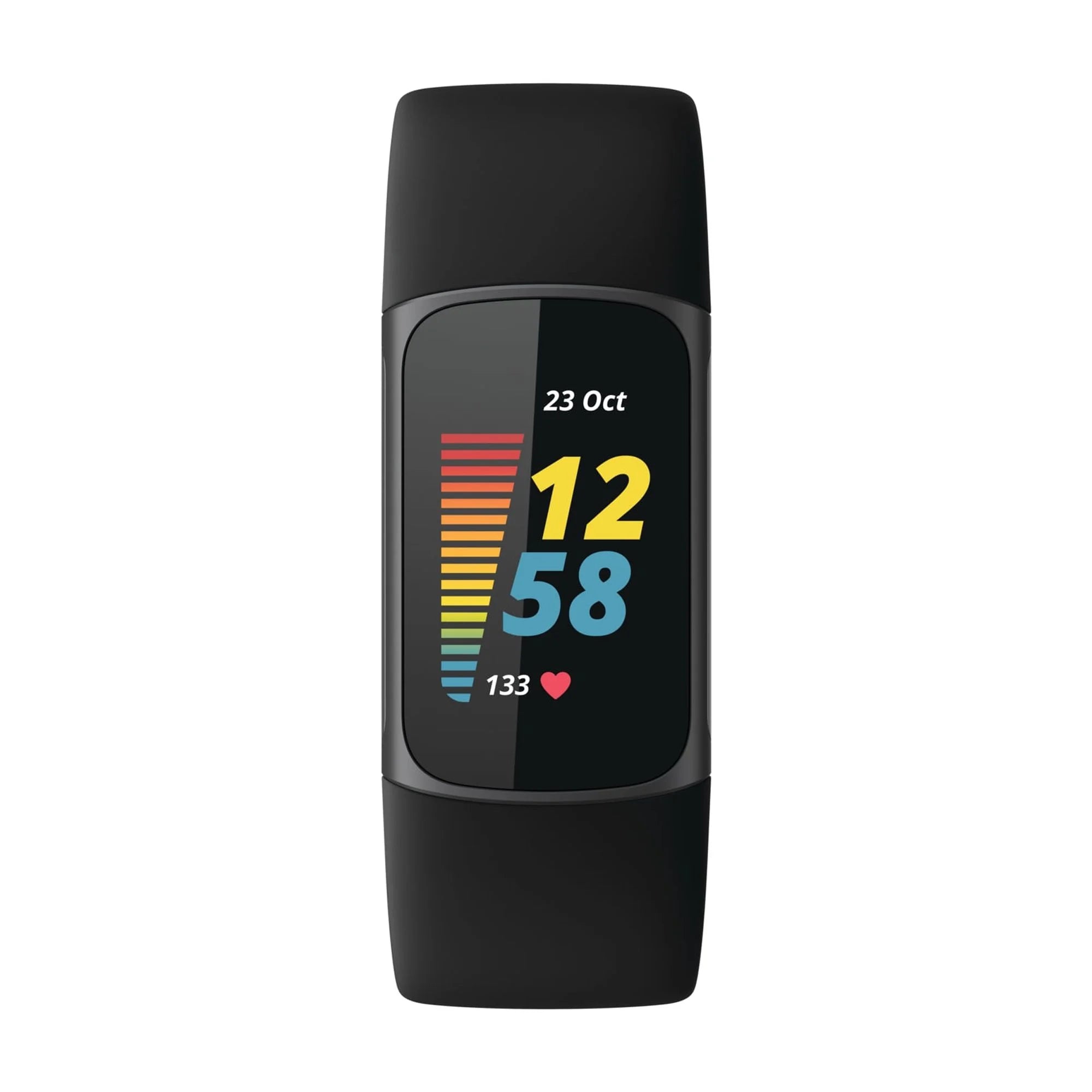 Black/Graphite Stainless Steel Fitness Tracker Z52037