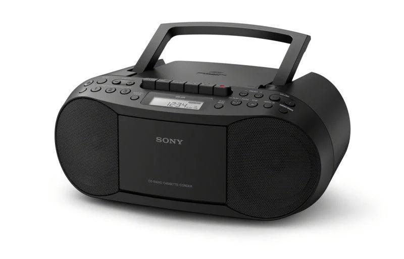 Black Portable Stereo Player CD Cassette MP3 Boombox Radio G665