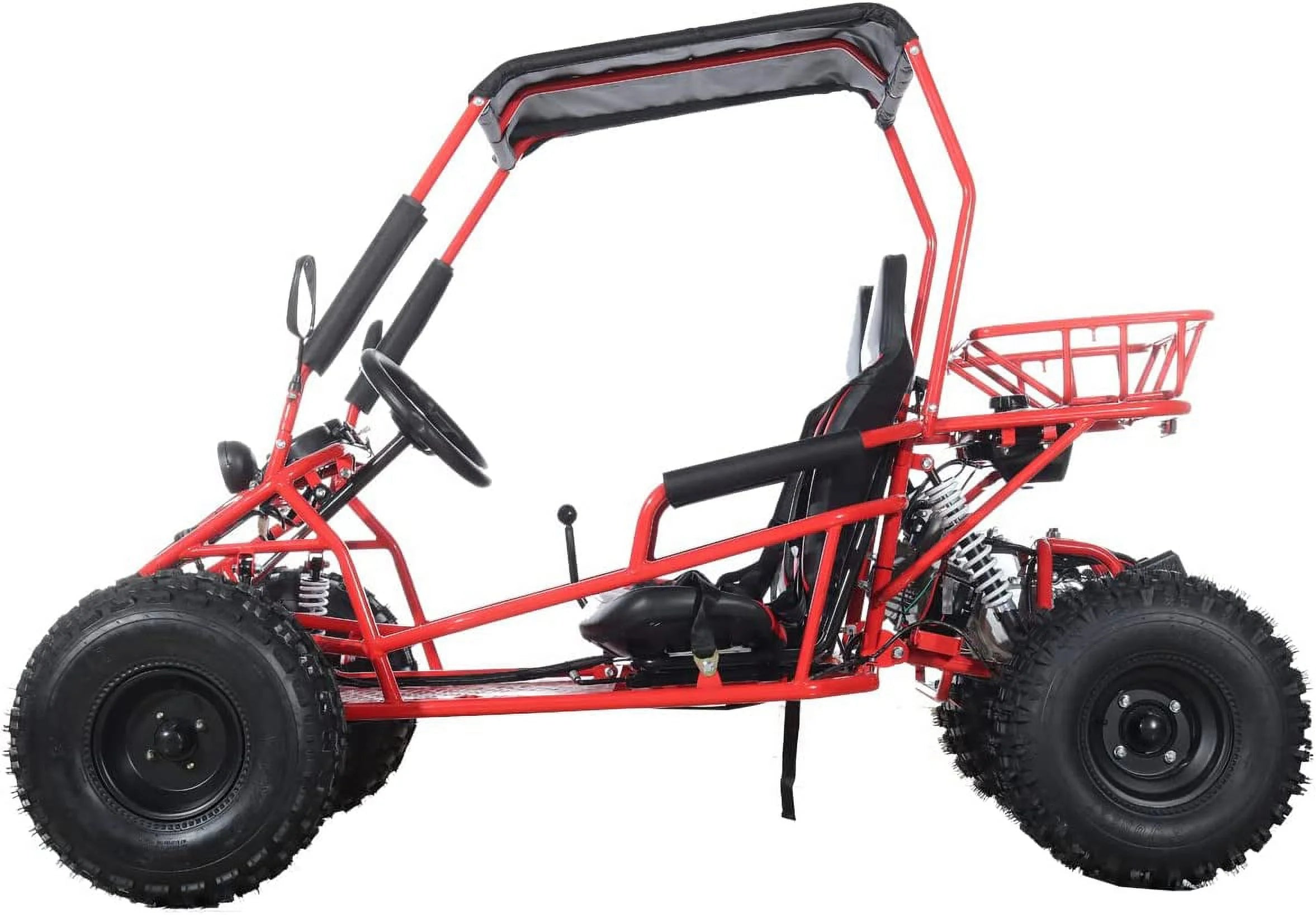 125cc Gas Powered Go Kart 3 Semi-Automatic Transmission 18"/19" Wheels Y8120