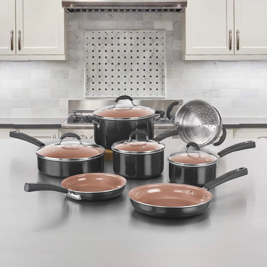 11 Piece Non-stick Ceramic Cookware Set W214874