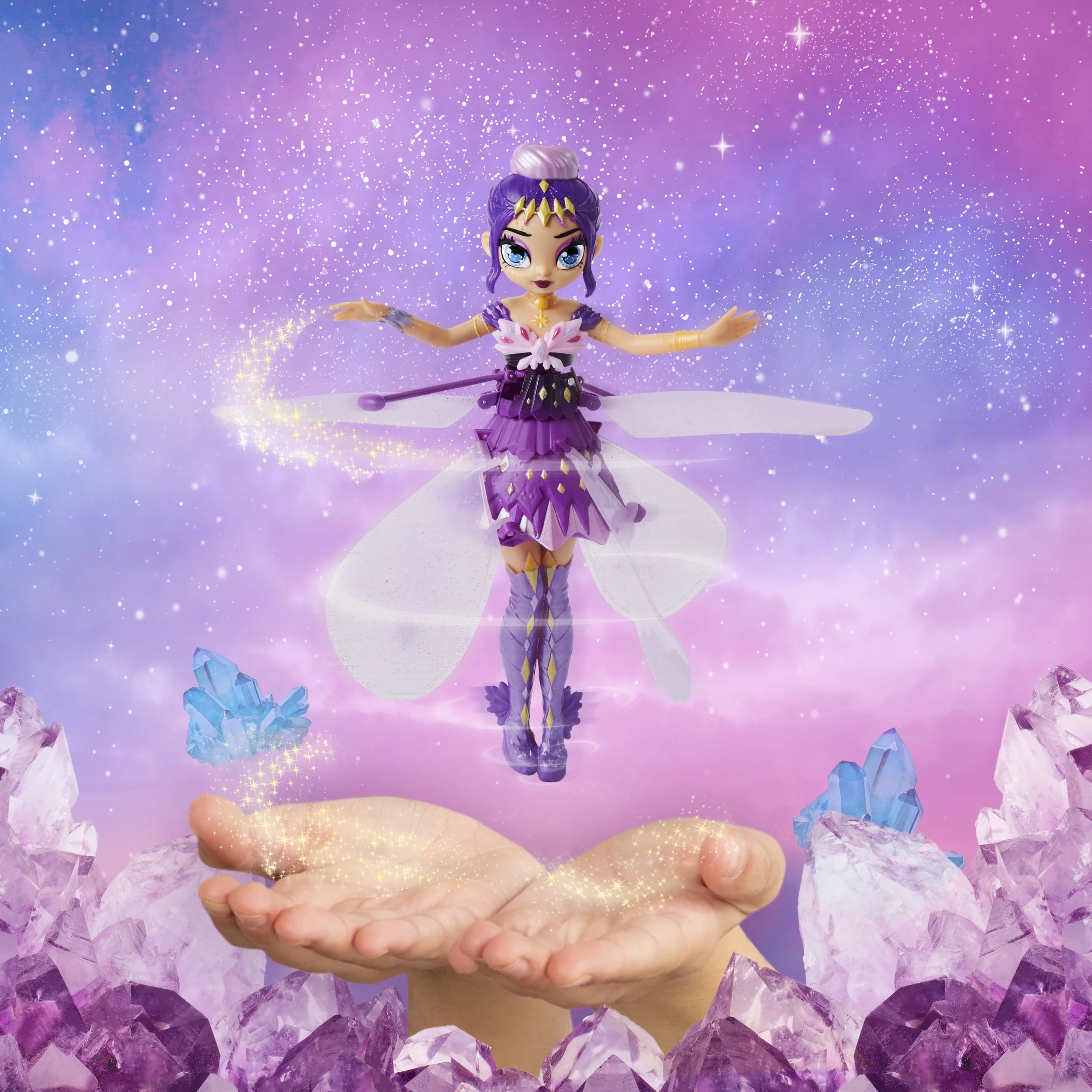Purple Magical Flying Pixie Toy H6694