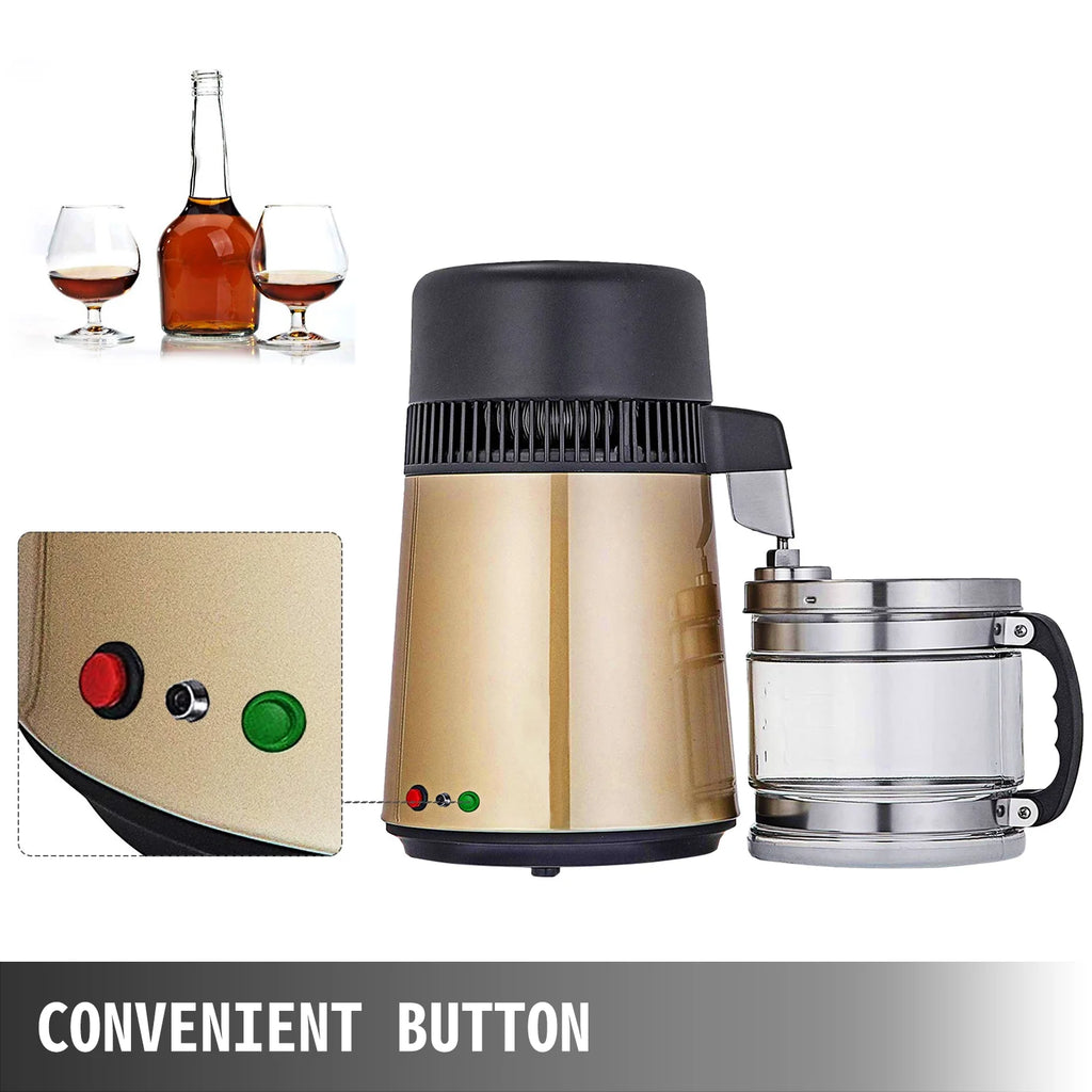 1.1 gal 4L Stainless Steel Water Distiller Machine N7331