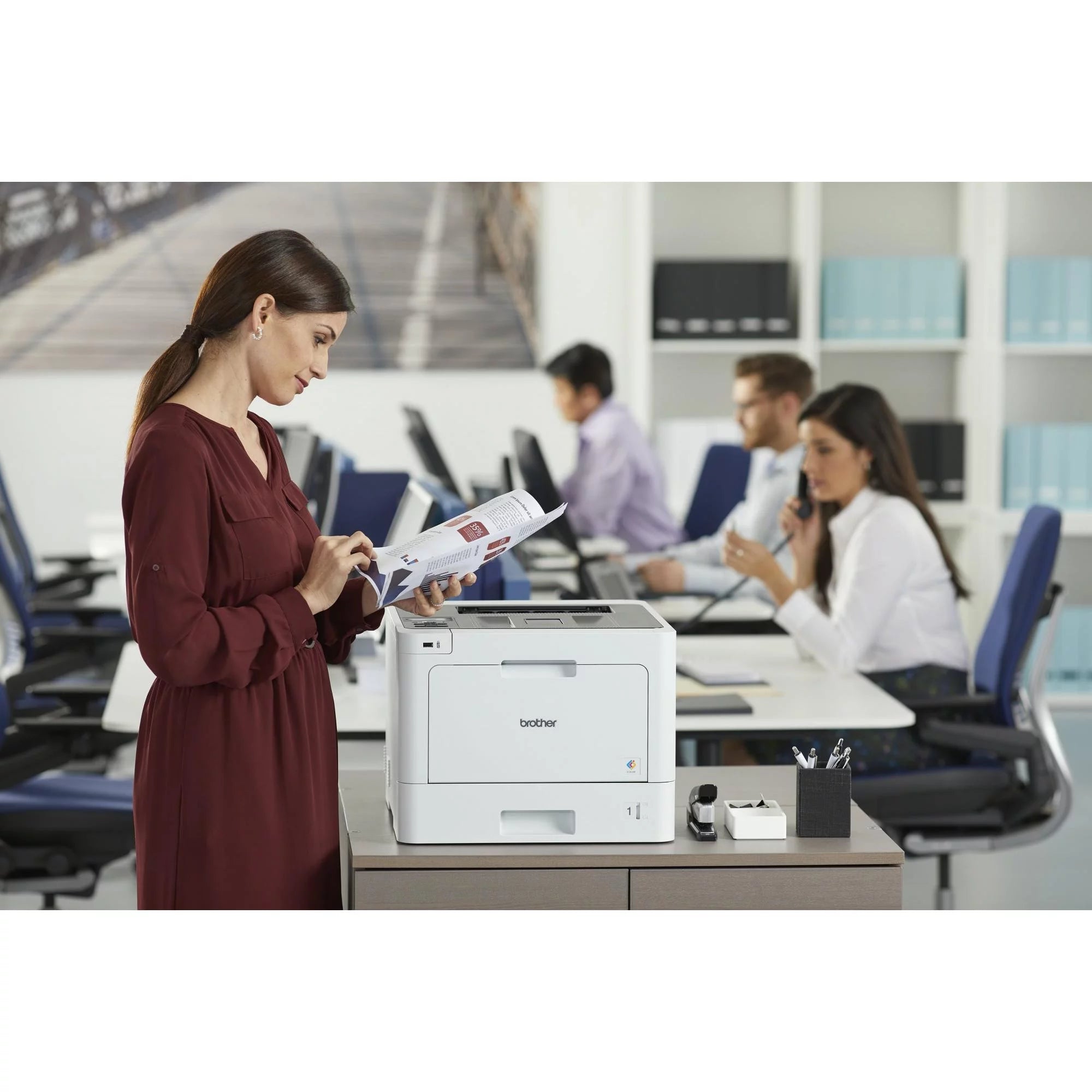 Business Color Laser Printer with Duplex Printing J397913